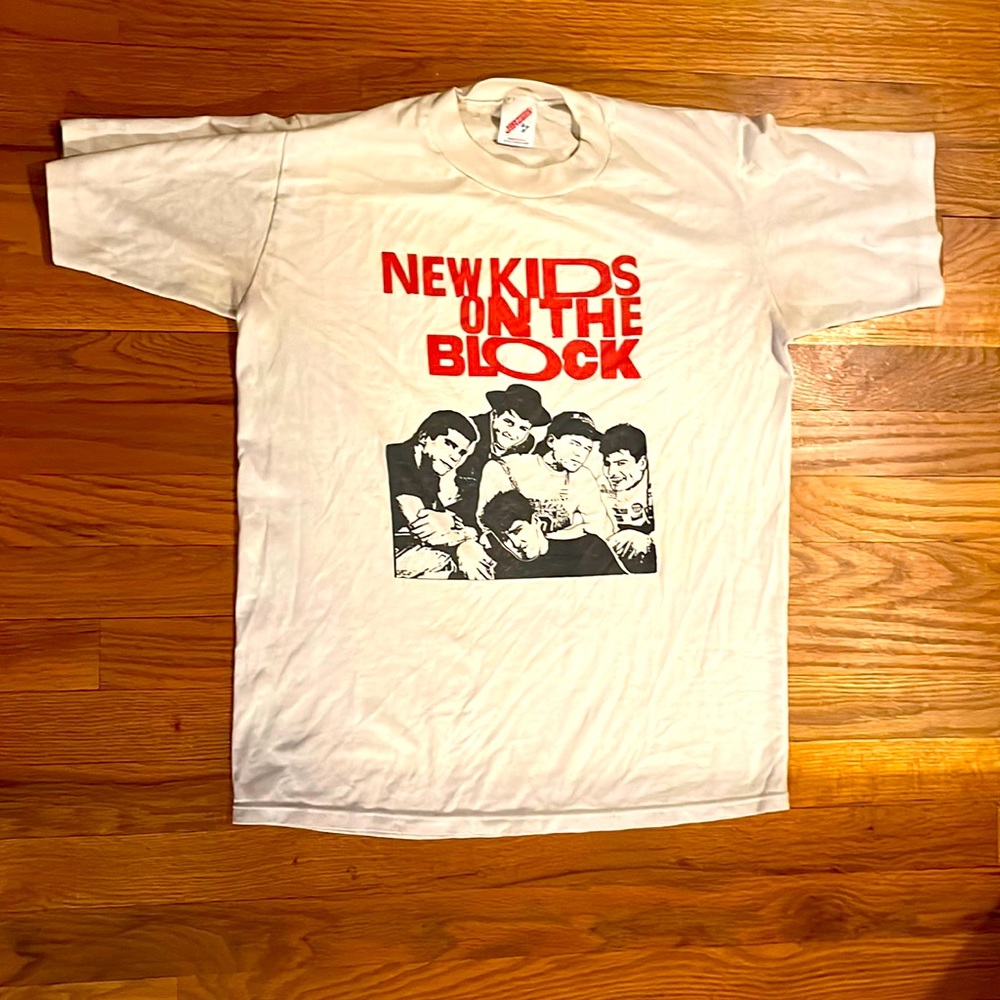 Rare Vintage 80s/90s New Kids On The Block Band T-Shirt
